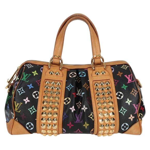 LOUIS VUITTON Monogram Multicolor Courtney MM Bag Black M45642 - Picture 13 of 16